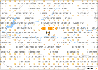 map of Hombach