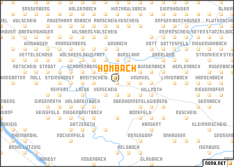 map of Hombach