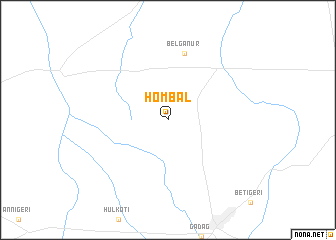 map of Hombal