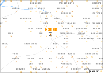 map of Homba