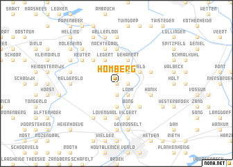 map of Homberg