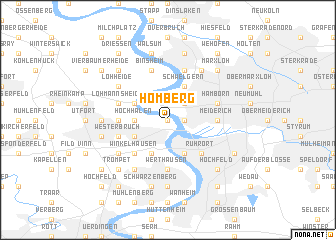 map of Homberg