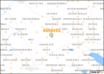 map of Homberg