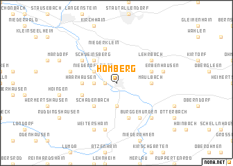 map of Homberg