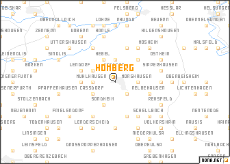 map of Homberg