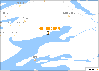 map of Hombornes