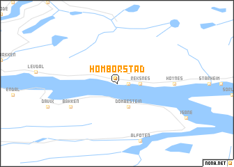 map of Homborstad