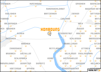 map of Hombourg