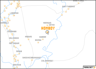 map of Homboy