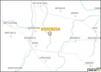 map of Homebush