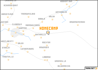 map of Home Camp