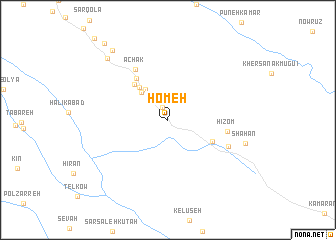 map of Homeh