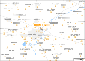 map of Homeland