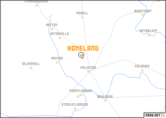 map of Homeland