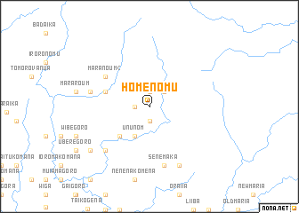 map of Homenomu