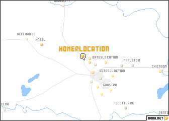 map of Homer Location