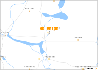 map of Homerton