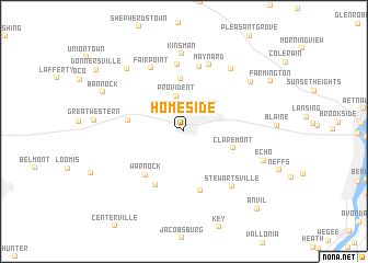 map of Homeside