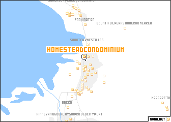 map of Homestead Condominium