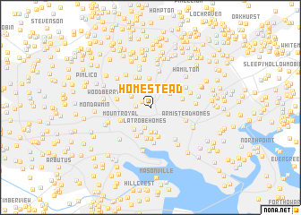 map of Homestead