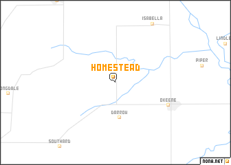 map of Homestead