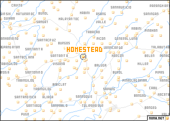 map of Homestead