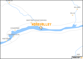 map of Home Valley