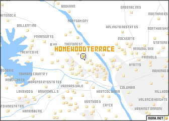 map of Homewood Terrace