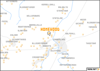 map of Homewood