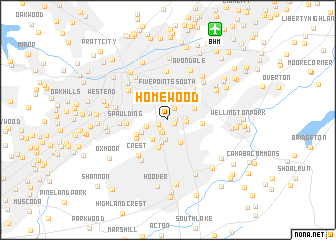 map of Homewood