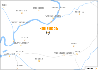 map of Homewood