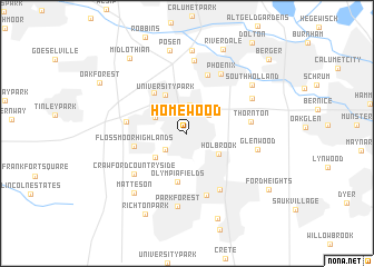 map of Homewood