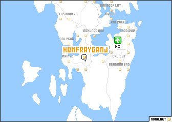 map of Homfrayganj