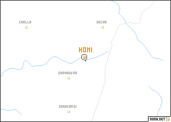 map of Homi
