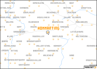 map of Hommarting