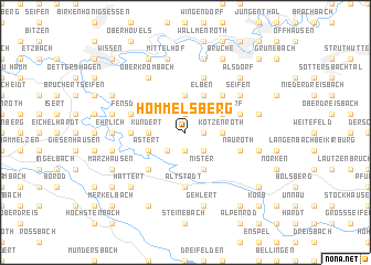 map of Hommelsberg