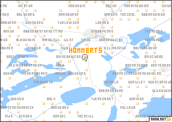 map of Hommerts