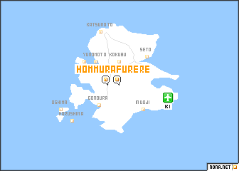 map of Hommurafure