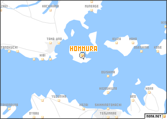 map of Hommura