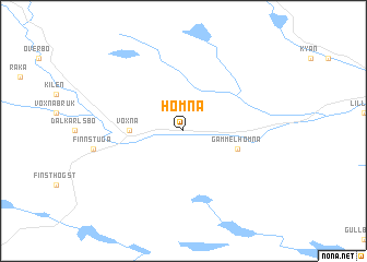 map of Homna