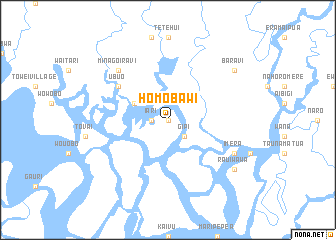 map of Homobawi