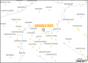 map of Hŏmok-ch\