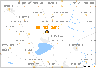 map of Homokimajor