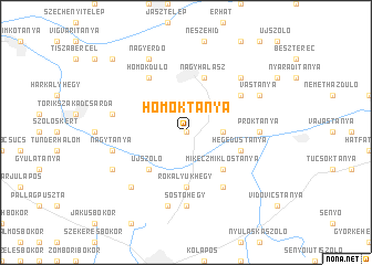 map of Homoktanya