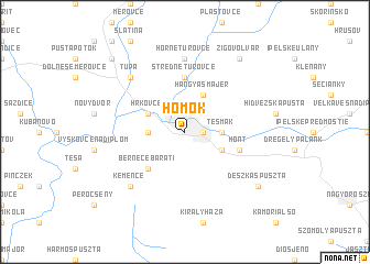 map of Homok