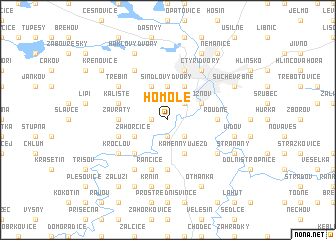 map of Homole