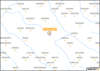 map of Ho-möng