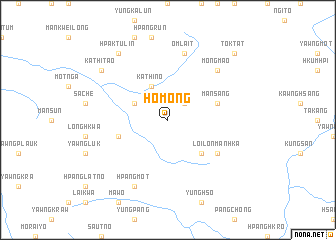 map of Ho-mong
