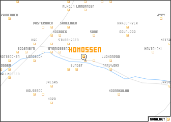 map of Hömossen