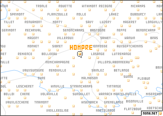map of Hompré